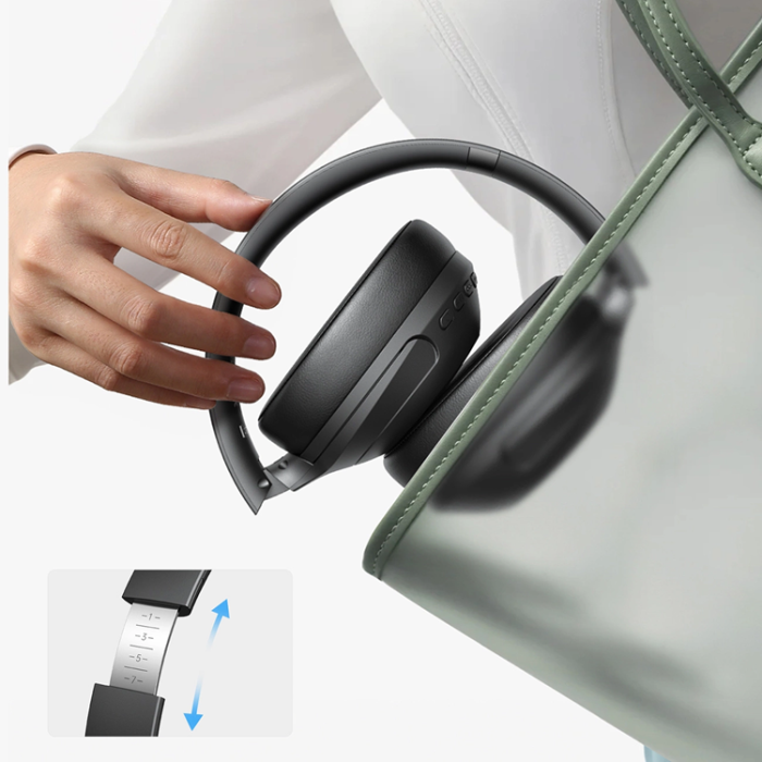 Joyroom - Joyroom Over-Ear Hörlurar Trådlösa ANC Bluetooth - Svart