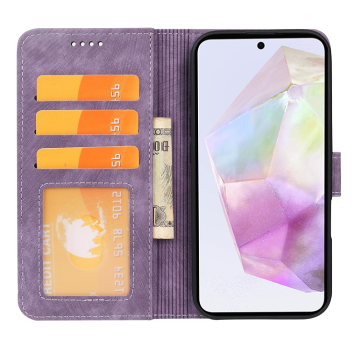 A-One Brand - OnePlus 15 5G Plånboksfodral Striped Texture Läder