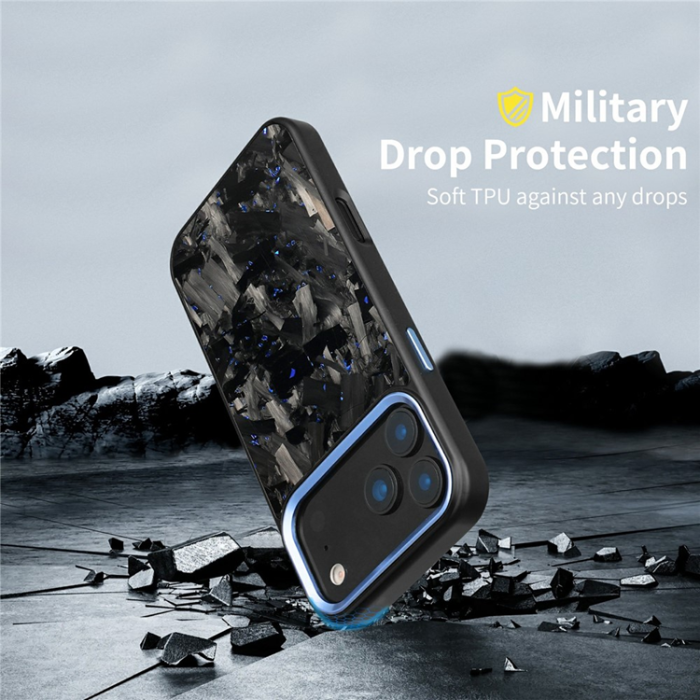 A-One Brand - iPhone 17 Pro Mobilskal MagSafe Aramid Fiber Large - Lila