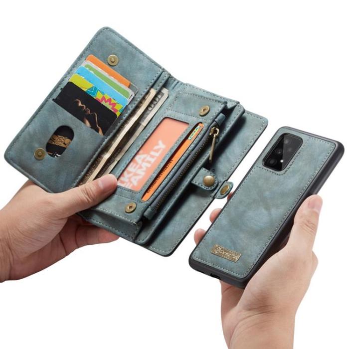Caseme - Caseme Detachable 2-in-1 Plånboksfodral Galaxy A33 5G - Blå