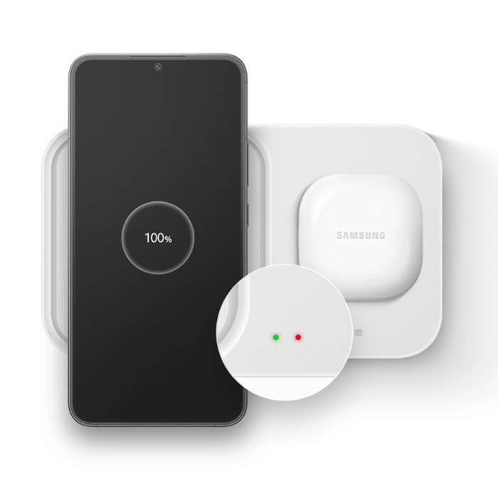 Samsung - Samsung Trådlös Laddare 15W - Vit