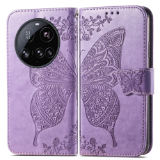 A-One Brand - Xiaomi 15 Ultra Plånboksfodral Butterfly Pattern - Ljuslila