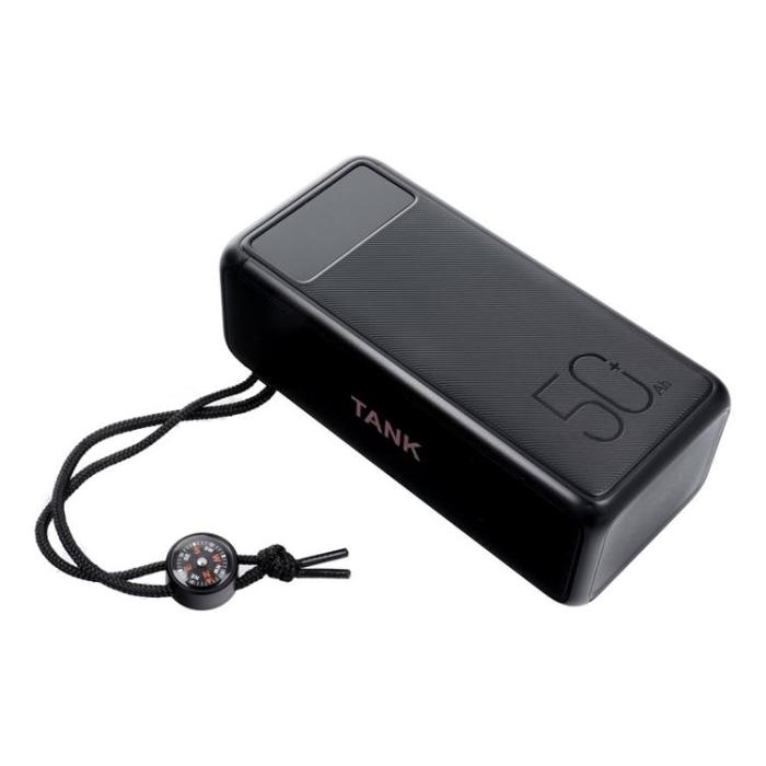 Veger - VEGER Powerbank 56000 mAh PD QC 3.0 5A 130W Tank Boost - Svart