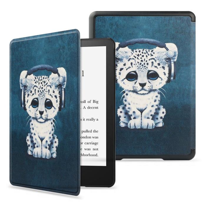 UTGATT - Kindle Paperwhite V/5/Signature Fodral Smartcase - Sad Cat