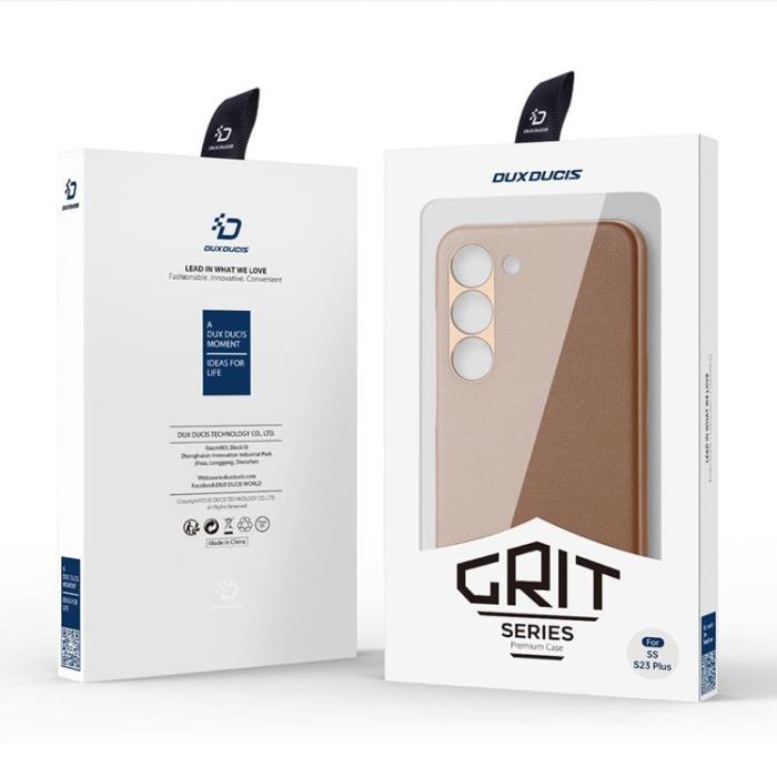 Dux Ducis - Dux Ducis Galaxy S23 Plus Mobilskal Grit - Brun