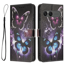 A-One Brand - Sony Xperia 10 VII Plånboksfodral Pattern Printing - Two Butterflies