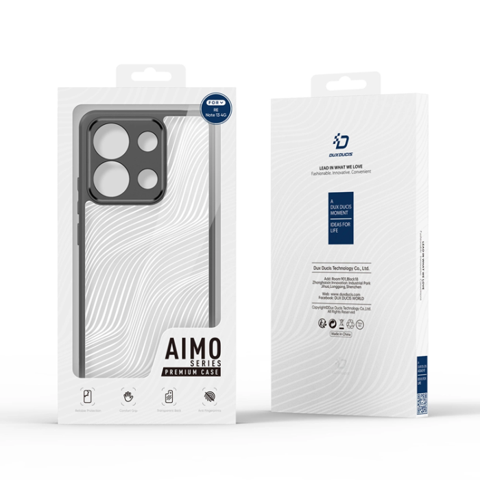 Dux Ducis - Dux Ducis Xiaomi Redmi Note 13 4G Mobilskal Aimo - Svart