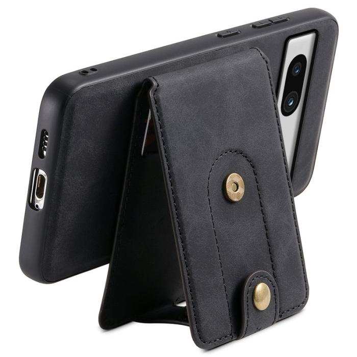 DENIOR - DENIOR D14 Google Pixel 7a Magnetfodral 2 i 1 PU+PC+TPU Svart