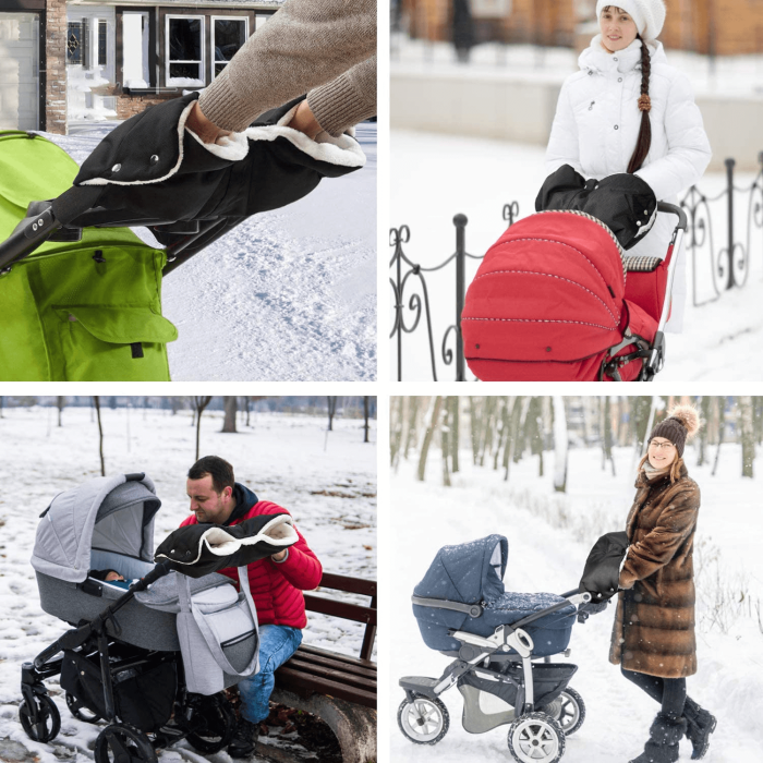 OEM - Handvärmare för barnvagn - Svart