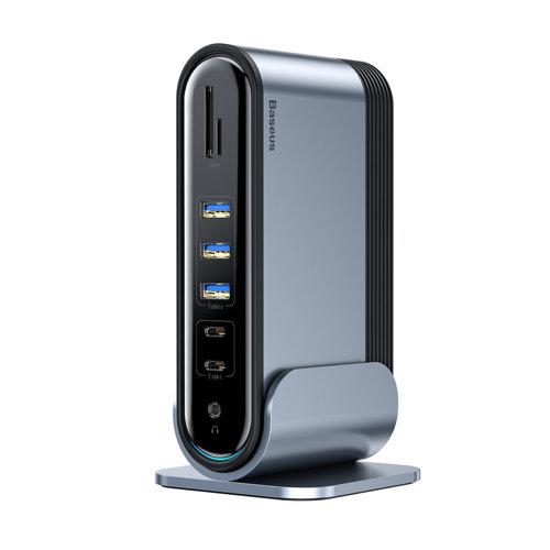 Baseus Multifunktionell HUB USB-C 100W - Grå | 264 | AlltMobil