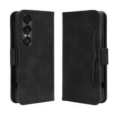A-One Brand - Sony Xperia 1 VII Plånboksfodral Läder - Svart