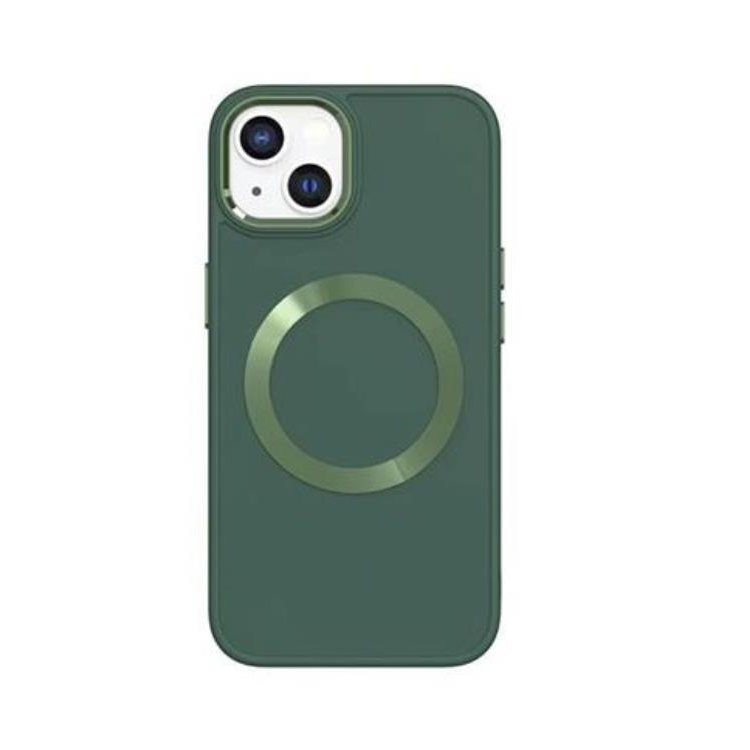 BOOM iPhone 13 Skal Magsafe Liquid Silicone - Grön | 2353 | AlltMobil