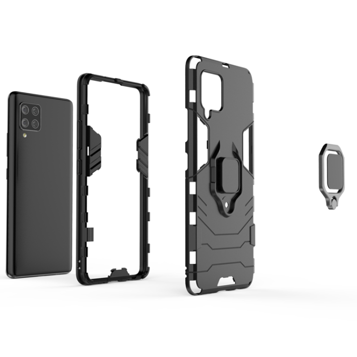OEM - Ring Armor Skal Galaxy A42 - Blå