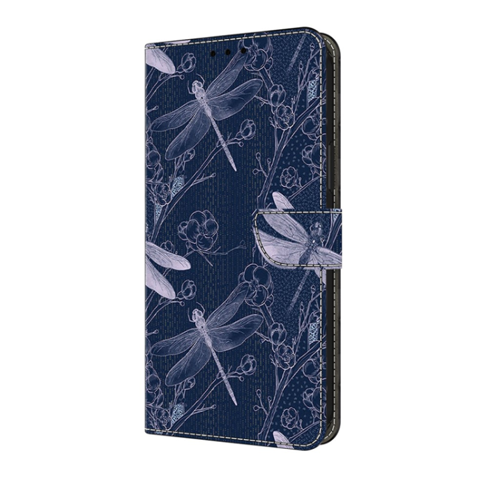 A-One Brand - Galaxy A17/A26 Plånboksfodral PU-läder Pattern Printing - Blå