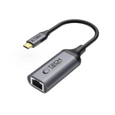 Tech-Protect - Tech-Protect Adapter Typ-C Till Ethernet RJ45 1000MBPS Ultraboost - Svart