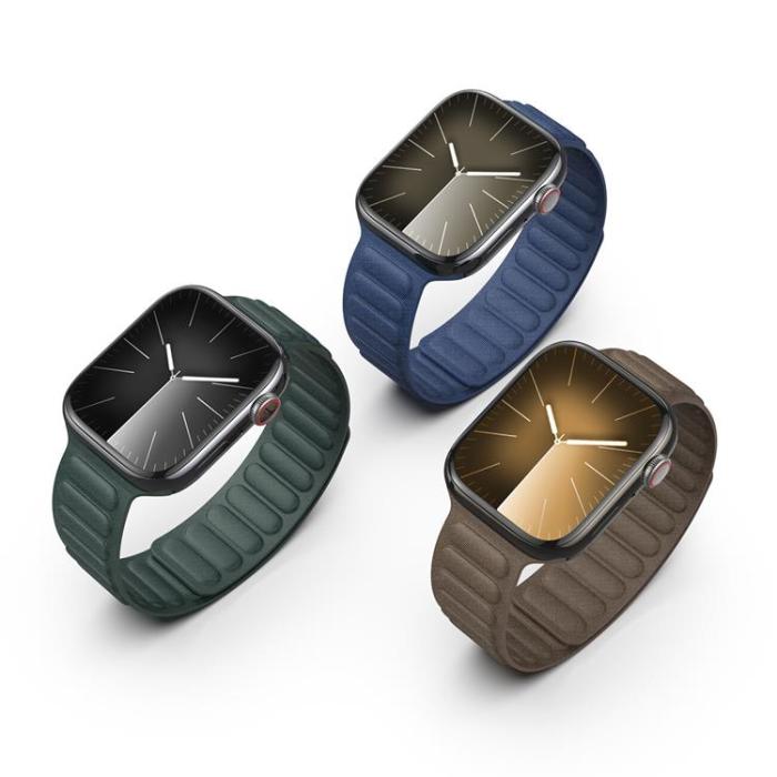 Dux Ducis - Dux Ducis Apple Watch (42/44/45/49mm) Armband BL Magentic