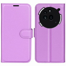 A-One Brand - Nothing Phone (3a) Pro Plånboksfodral Litchi Texture - Lila