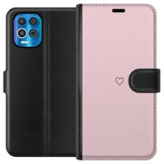 iSecrets - Pl&aring;nboksfodral till Motorola Edge S med Litet Hj&auml;rta