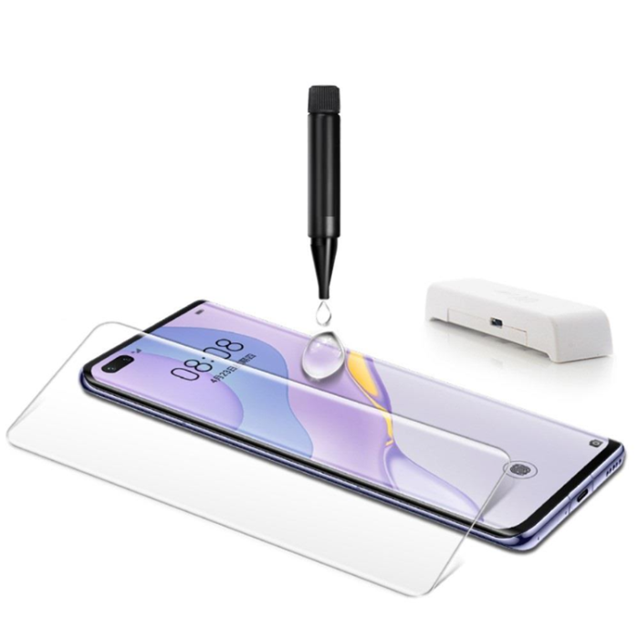 Boom of Sweden - [3-PACK] BOOM Galaxy S23 Ultra Skal Kameralinsskydd UV Härdat glas - Clear