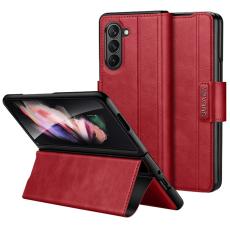 SULADA - SULADA Galaxy Z Fold6 Fodral KonstL&auml;der + PC R&ouml;d