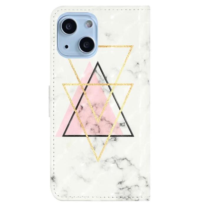 OEM - iPhone 14 Plånboksfodral Folio Flip - Triangle