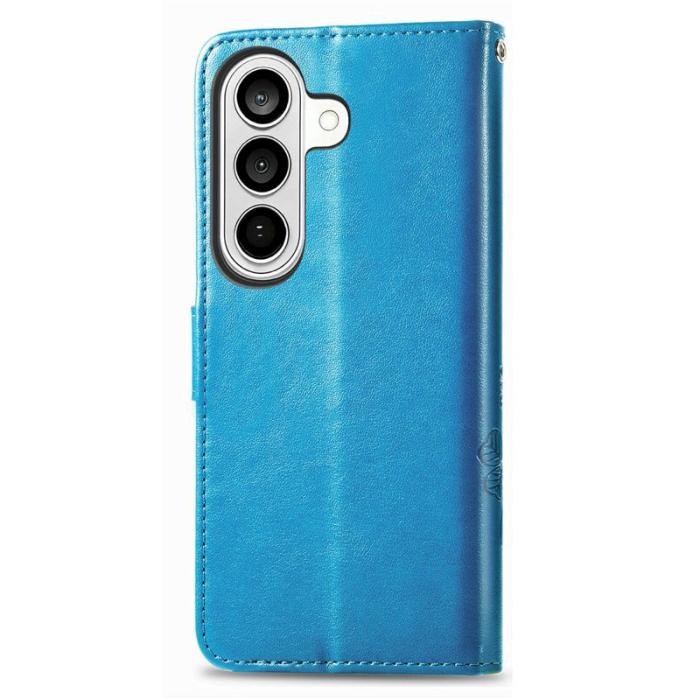 OEM - Plånboksfodral för Samsung Galaxy S26 Plus Konstläder - Blå