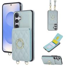 OEM - Mobilfodral f&ouml;r Samsung Galaxy S26 Konstl&auml;der TPU med Ringh&aring;llare - Bl&aring;