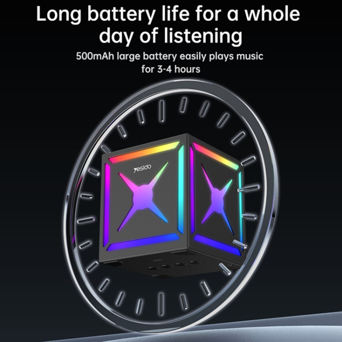 Yesido - YESIDO 5W TWS Högtalare Bluetooth med RGB-Belysning YSW34