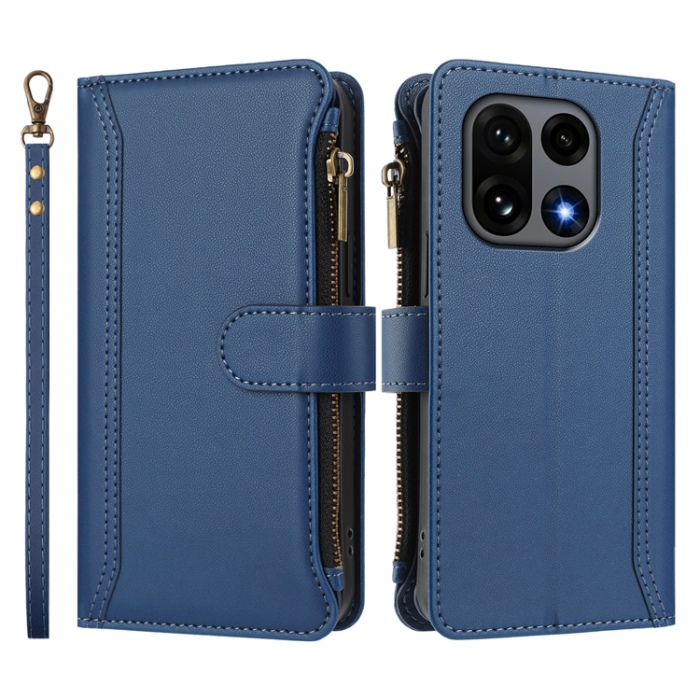A-One Brand - OnePlus 15 5G Plånboksfodral Zipper Wallet Läder