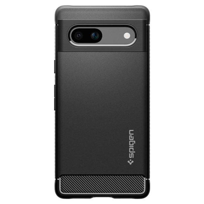 UTGATT - Spigen Google Pixel 7A Mobilskal Rugged Armor - Matte Svart