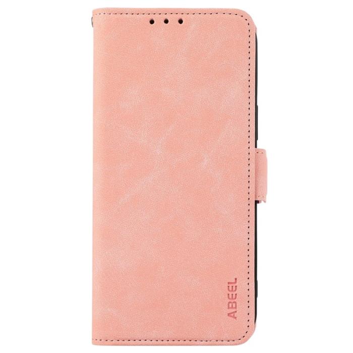 ABEEL - ABEEL Mobilskal till Samsung Galaxy S26 Ultra KonstLäder Folio Ställ - Rosa