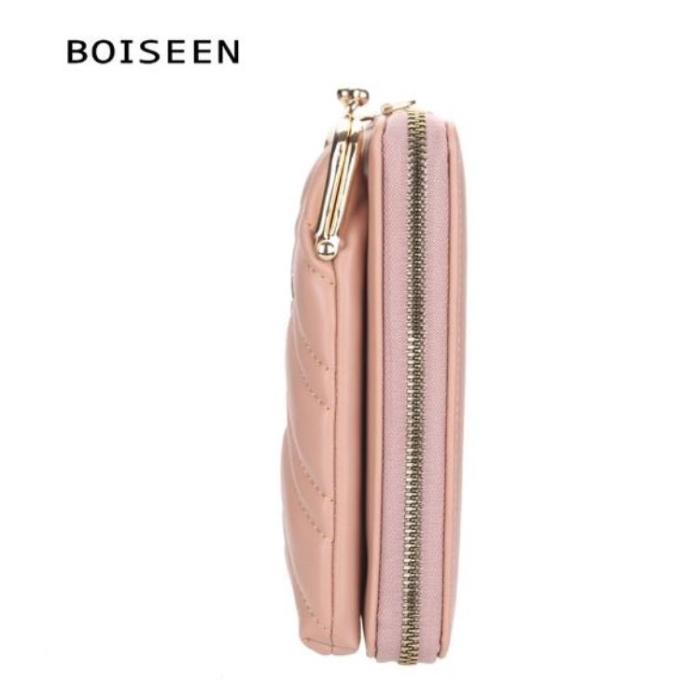 BOISEEN - BOISEEN Axel Crossbody Väska Snake Texture - Beige