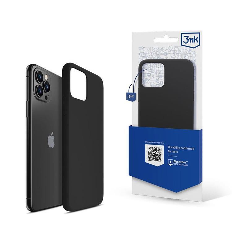 3MK iPhone 11 Pro Max Mobilskal Silicone - Svart | 2353 | AlltMobil
