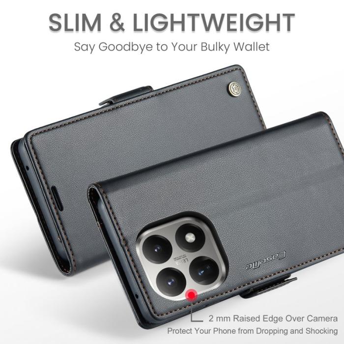 Caseme - CASEME 023 Mobilskal till Xiaomi 15T RFID-Skydd Glansig Svart