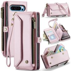Caseme - CASEME Pl&aring;nboksfodral Konstl&auml;der f&ouml;r Google Pixel 9 Pro XL - Rosa