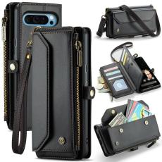 Caseme - CASEME Pl&aring;nboksfodral Konstl&auml;der f&ouml;r Google Pixel 9 Pro XL - Svart