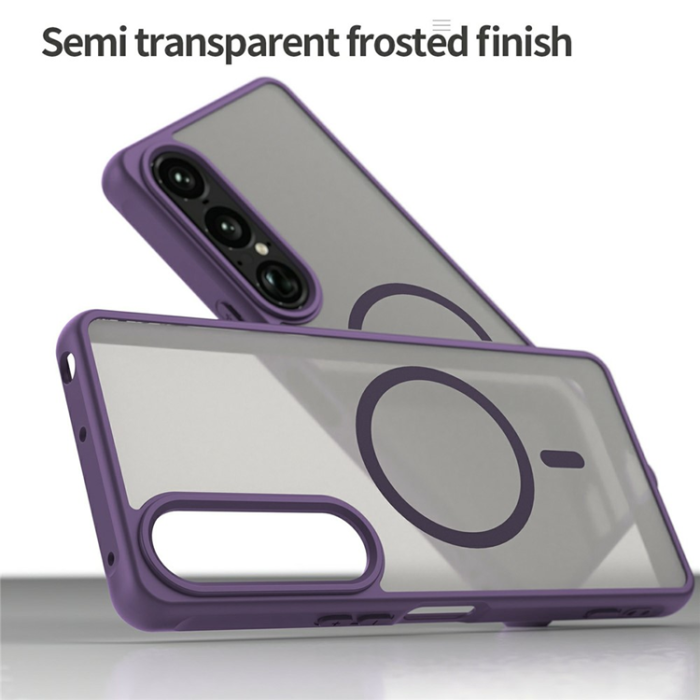 A-One Brand - Sony Xperia 1 VII Mobilskal MagSafe MagSafe Shockproof - Lila