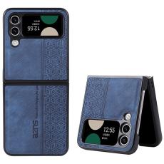 AZNS - AZNS Samsung Galaxy Z Flip4 Fodral KonstL&auml;der - Bl&aring;