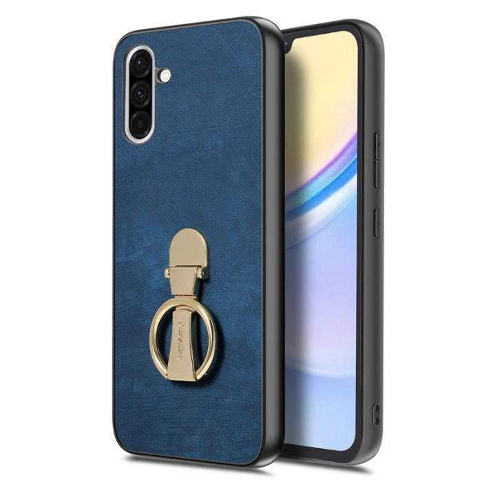 CASENEO - CASENEO D22 Fodral för Samsung Galaxy A56 5G - KonstLäder - Blå