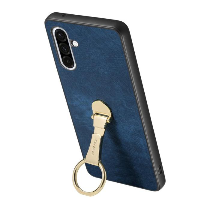 CASENEO - CASENEO D22 Fodral för Samsung Galaxy A56 5G - KonstLäder - Blå