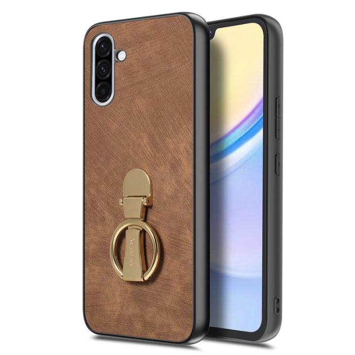 CASENEO - CASENEO D22 Fodral för Samsung Galaxy A56 5G - KonstLäder - Brun