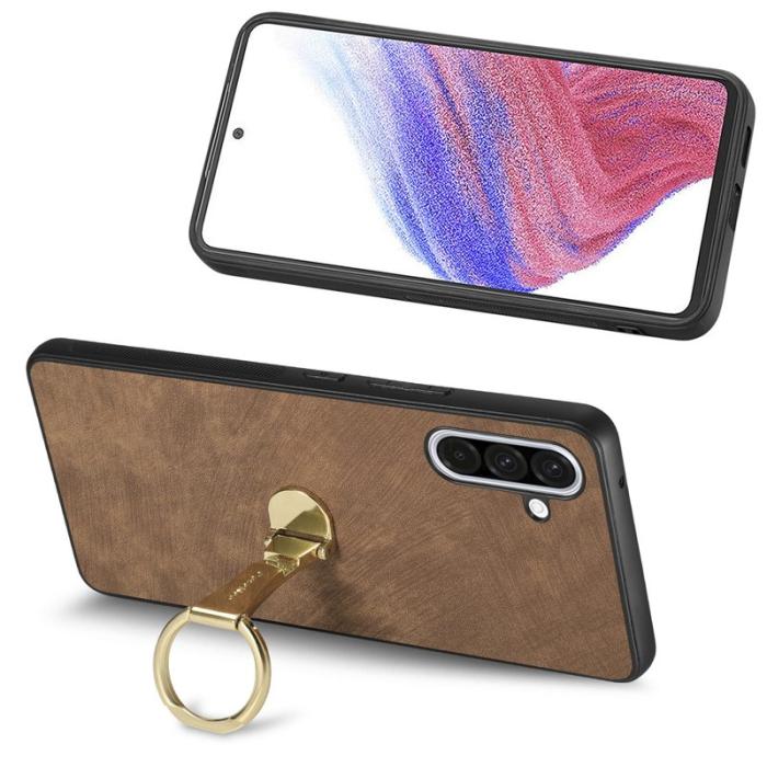 CASENEO - CASENEO D22 Fodral för Samsung Galaxy A56 5G - KonstLäder - Brun