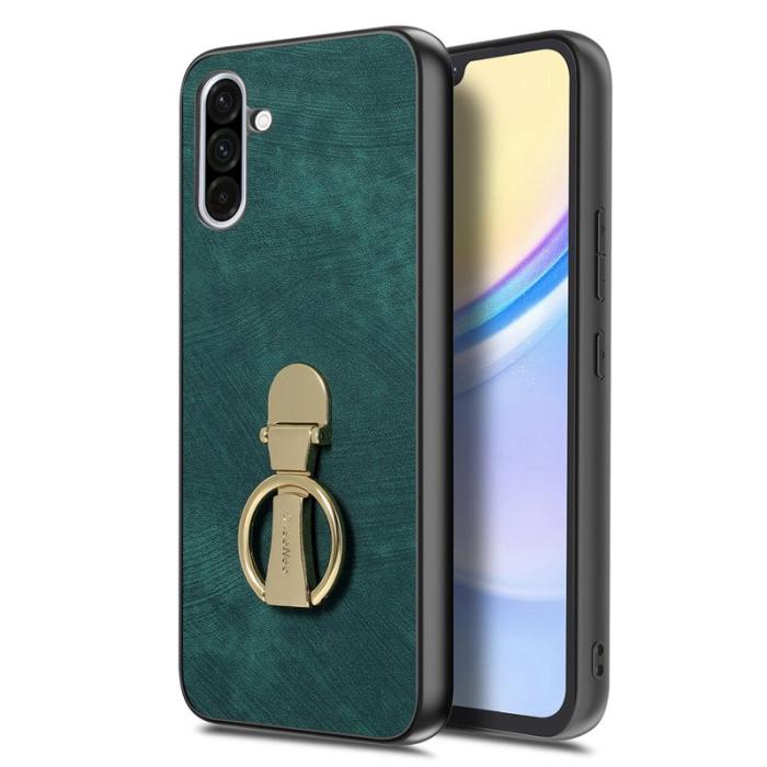 CASENEO - CASENEO D22 Fodral för Samsung Galaxy A56 5G - KonstLäder - Grön