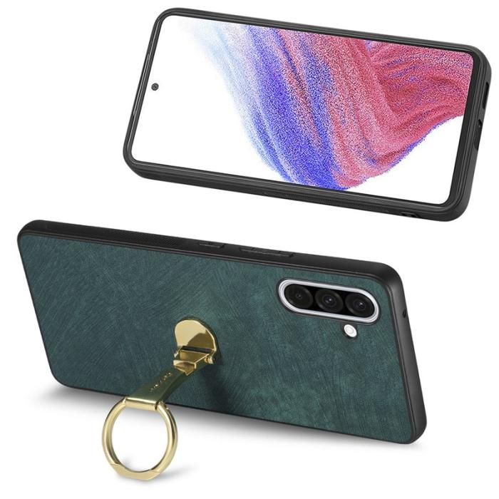 CASENEO - CASENEO D22 Fodral för Samsung Galaxy A56 5G - KonstLäder - Grön
