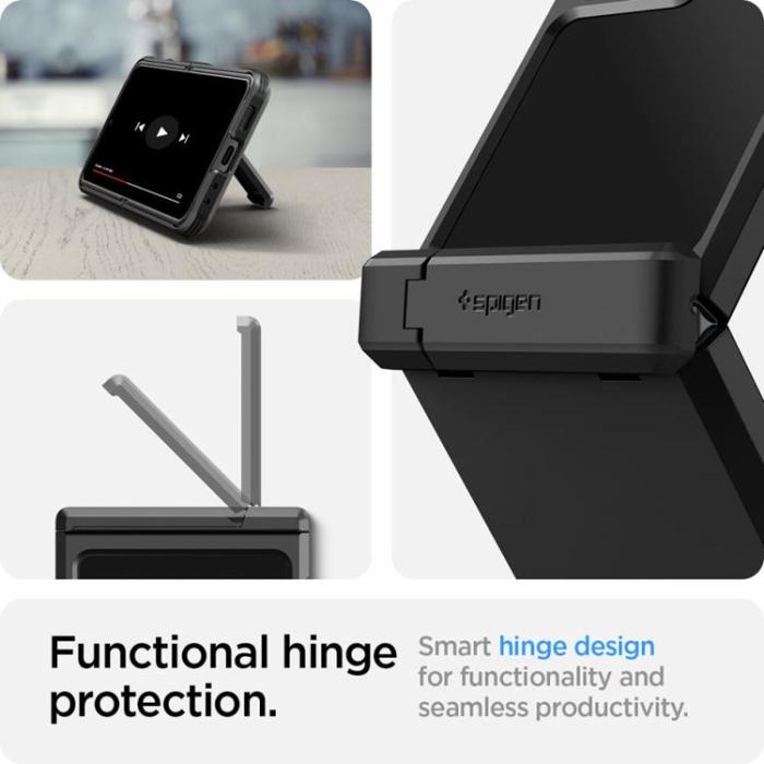 UTGATT - Spigen Galaxy Z Flip 5 Mobilskal Tough Armor Pro - Svart