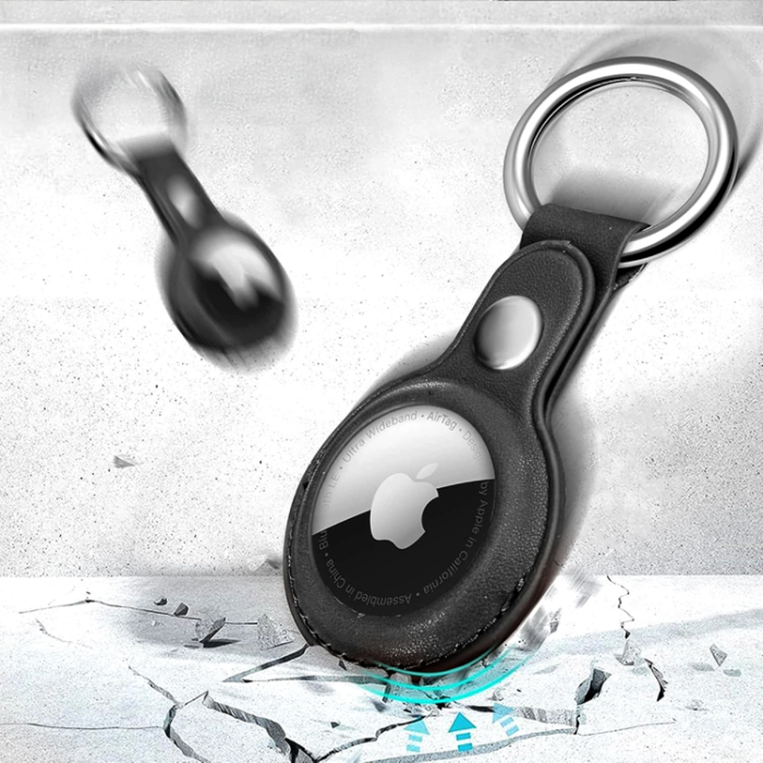 Tech-Protect - Tech Protect Apple Airtag 1/2 Nyckelring - Svart