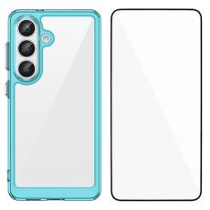 WANLONFENG - WANLONFENG Mobilskal till Samsung Galaxy S26+ TPU XC Serie - Transparent Bl&aring;