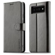 LC.imeeke - LC.IMEEKE Google Pixel 6 Pro Pl&aring;nboksfodral Konstl&auml;der - Gr&aring;