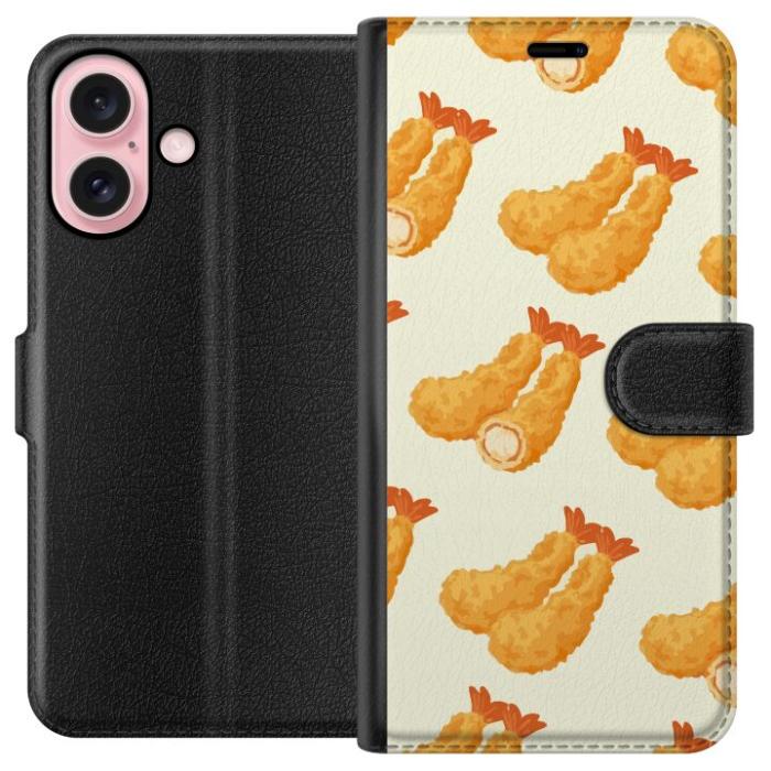 iSecrets - Plånboksfodral till Apple iPhone 16 med Räkor