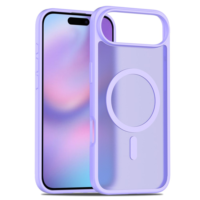 A-One Brand - iPhone Air Mobilskal MagSafe Acrylic Skin Touch - Lila